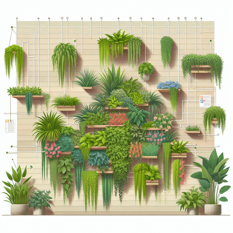 DIY Vertical Garden for Air Cleaning