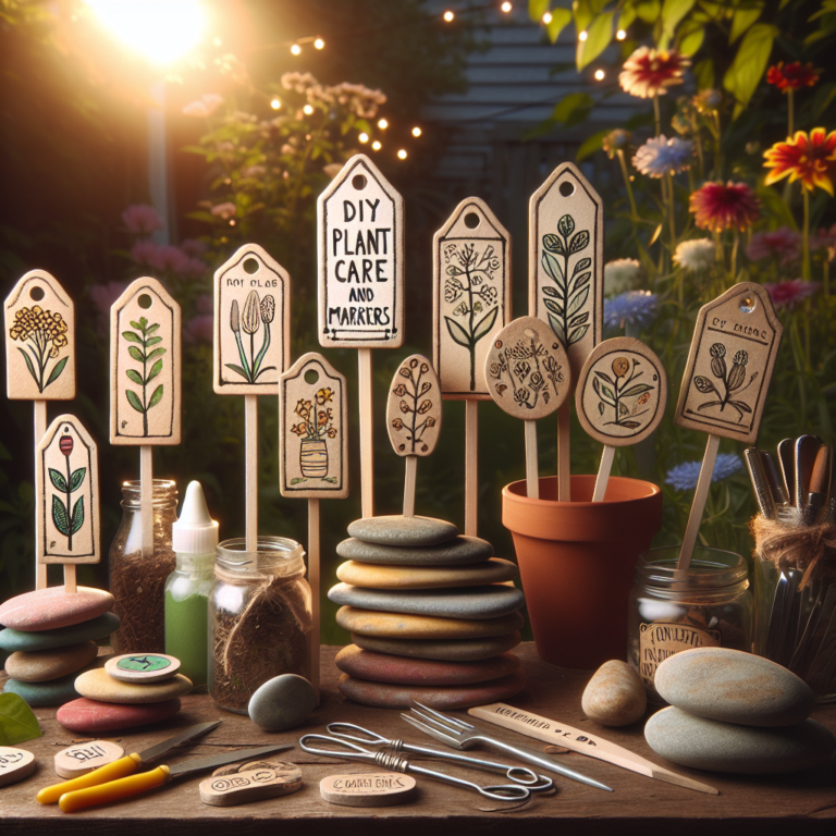 DIY Plant Care Labels and Markers