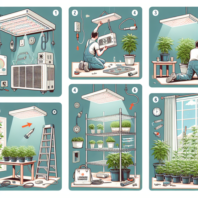 How to Install Grow Lights at Home