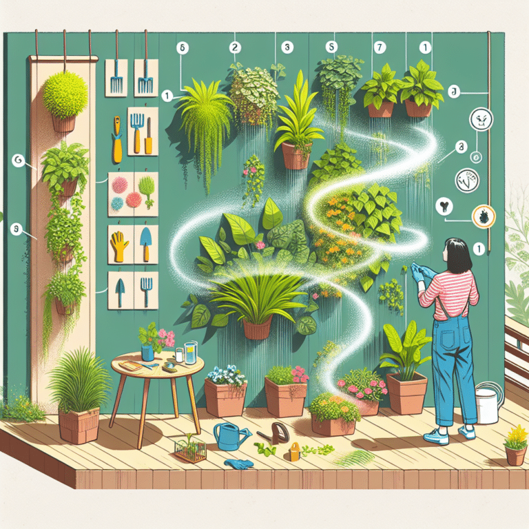 Create Your Own Vertical Garden for Air Cleaning