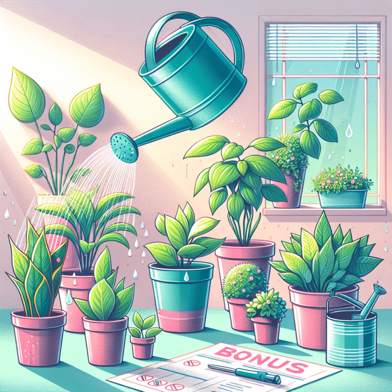 Watering Schedule for Air-Purifying Plants