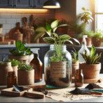 Upcycling Jars into Trendy Indoor Planters