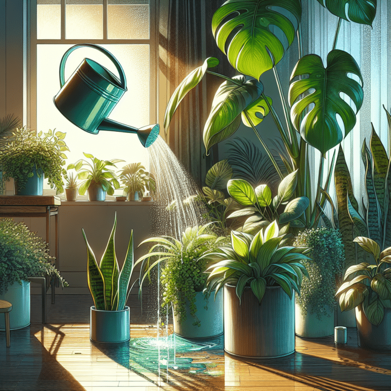 Watering Schedule for Air-purifying Plants